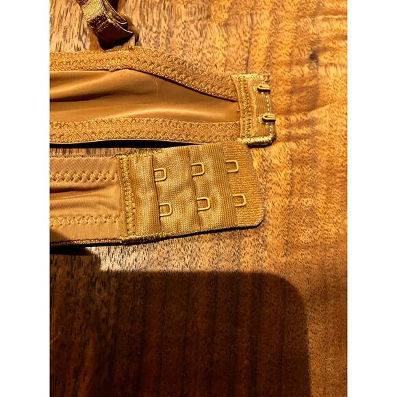 Auden Bra The Everyday Demi Lightly Lined T Shirt Bra 36A Beige Soft Brown Nude - Picture 6 of 7